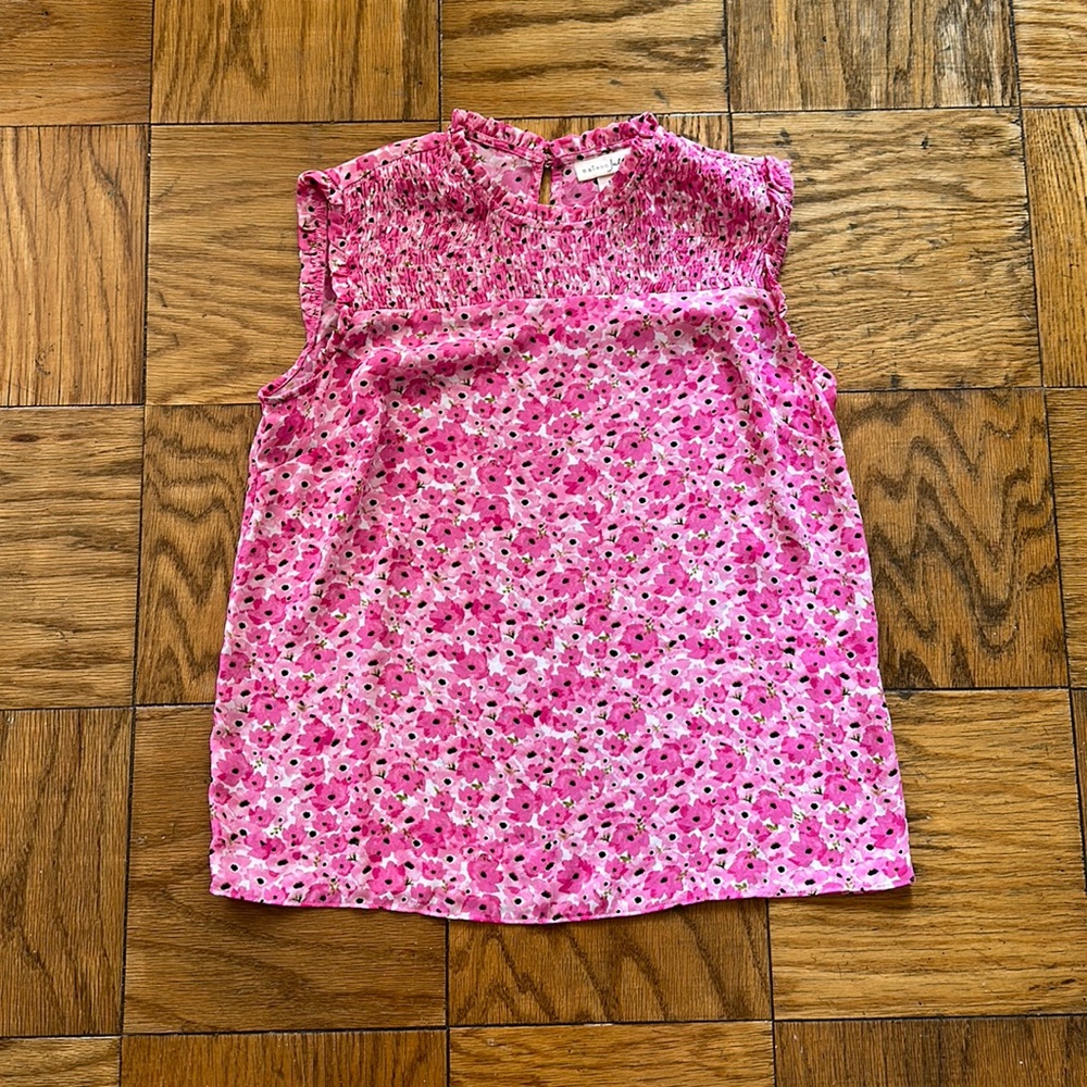 Pink cherry blossom blouse